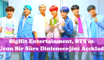 BigHit Entertainment, BTS'in Uzun Bir Süre Dinleneceğini Açıkladı
