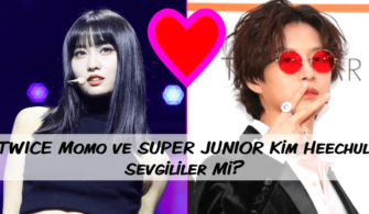 TWICE Momo ve SUPER JUNIOR Kim Heechul Sevgililer Mi