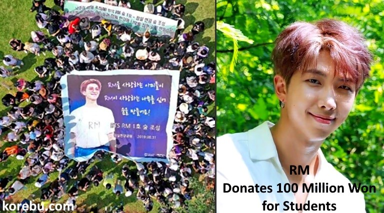 BTS’den RM 100 Milyon Won (83,800 Dolar) Bağış Yaptı