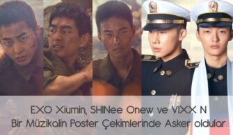 EXO Xiumin, SHINee Onew ve VIXX N, Bir Müzikalin Poster Çekimlerinde Asker oldular