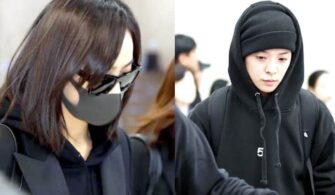 f(x)'ten Victoria ve Amber Siyahlar İçerisindeki Kıyafetleriyle Kore'ye Geldi