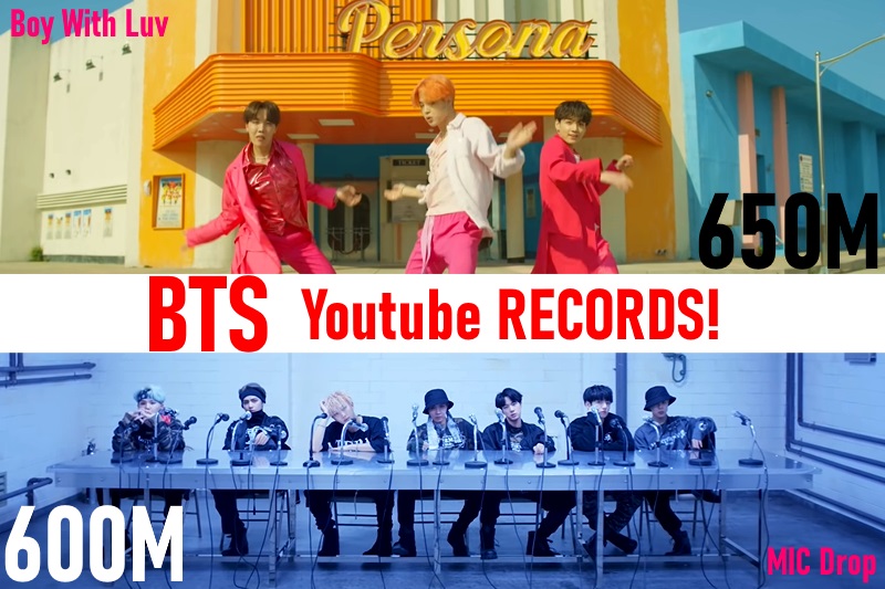 BTS Performs on Youtube with "Boy With Luv" and "MIC Drop"!