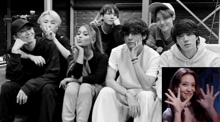 Ariana Grande Posted Photo With BTS Members Red Velvet Place Was Jealous!