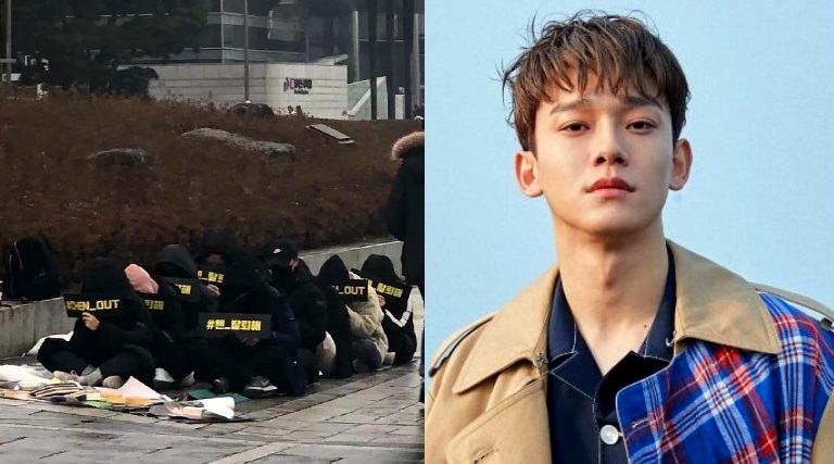 EXO-L’in Chen’in EXO’dan Çıkarılması Protestosuna Sadece 7 Kişi Katıldı