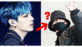 bts jungkook with blue hair