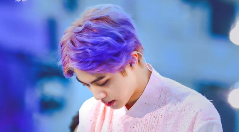 bts jin purple hair