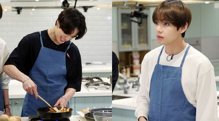 BTS V ve Jungkook Mutfakta Neler Yapıyor?