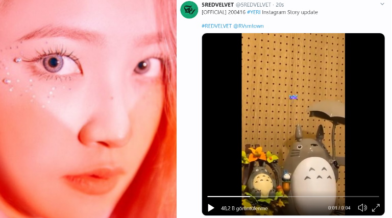 Red Velvet Yeri Hayranlarını Ekran Görüntüsüyle Heyecanladırdı!