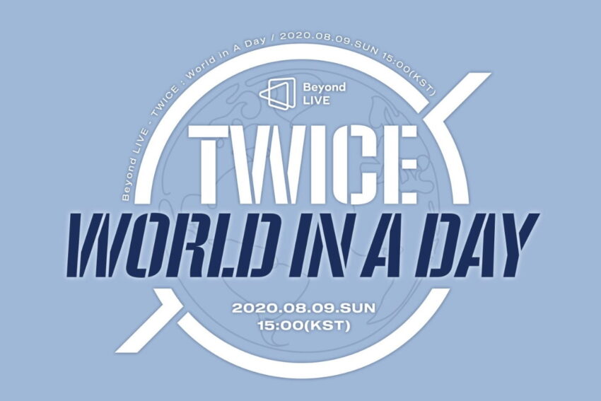 When is TWICE “World In A Day” Online Concert?