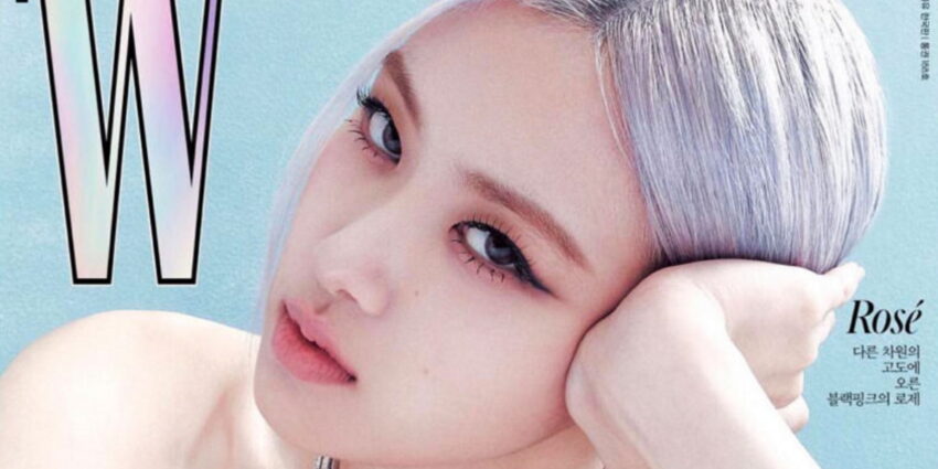 BLACKPINK Rose looks like the Ice Queen on W Korea cover!