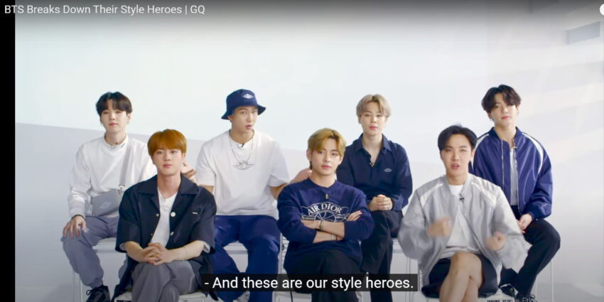 Les membres de BTS racontent leurs héros de style au célèbre magazine de style masculin GQ