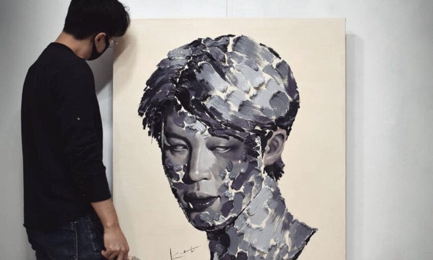 BTS Jimin Looks Glorious as the Face Model of Artistic Paintings by Lee.K