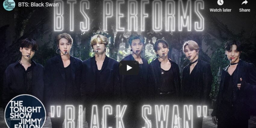 BTS Black Swan Performansını Kaçırmayın! (Jimmy Fallon Tonight Show #BTSWeek 3. Performans)