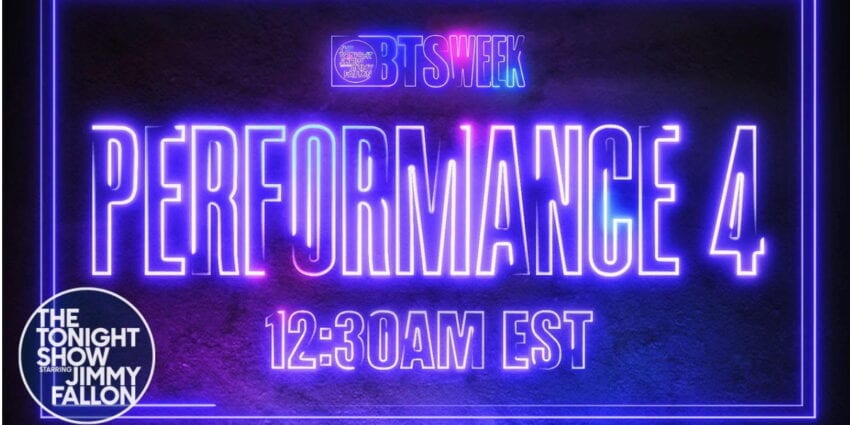 Jimmy Fallon BTSWEEK 4th Performance Countdown Link