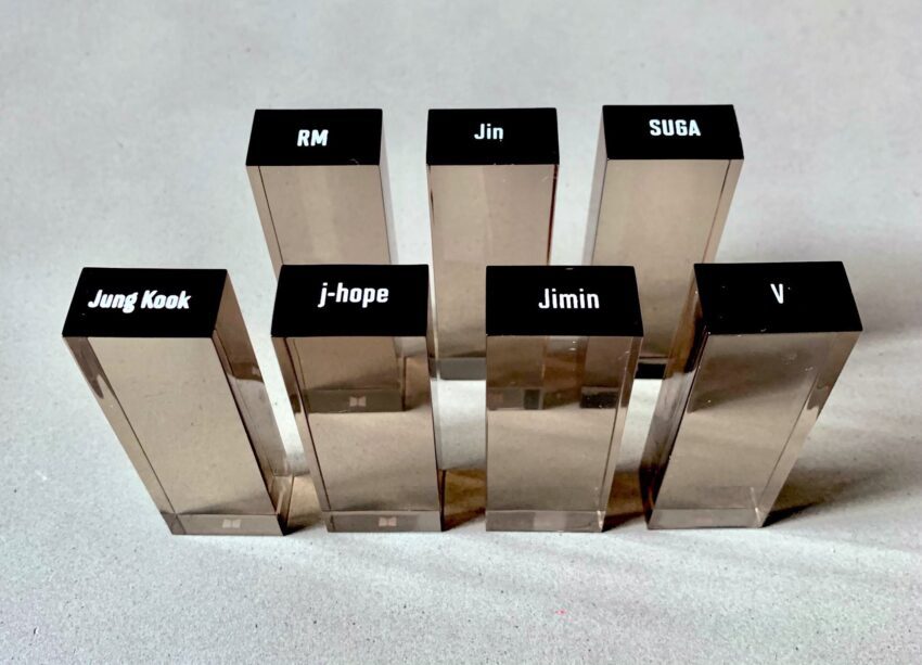 BTS Themed JENGA Game is so charismatic and shiny!