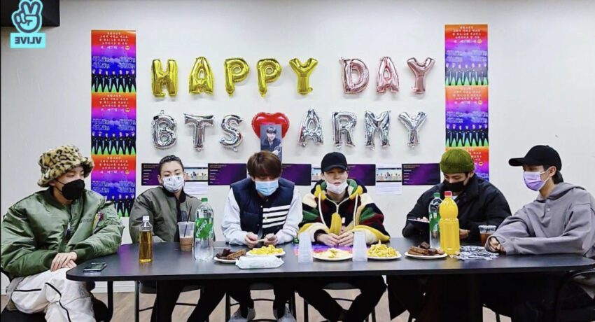 BTS Members Have Fun at the Party for Grammy Nomination!