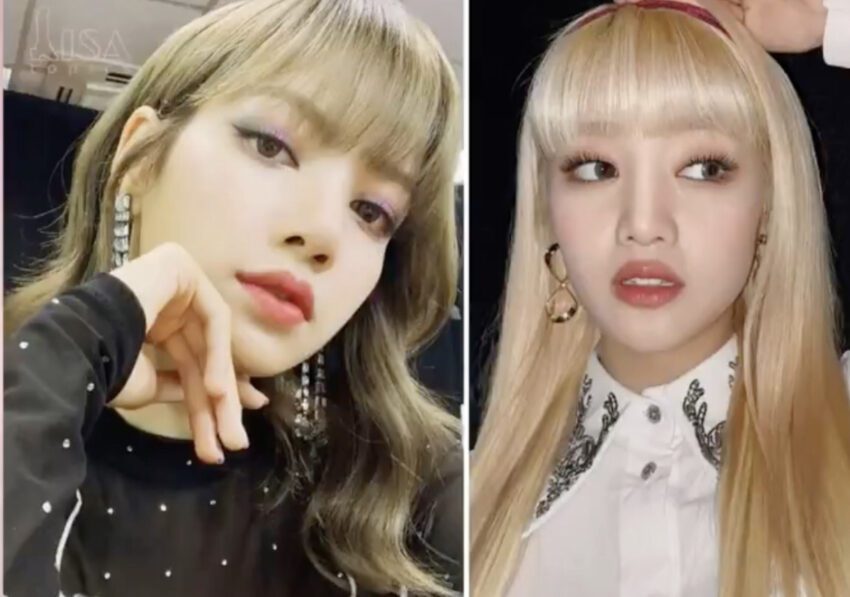 Stylish gesture from BLACKPINK Lisa to (G)I-DLE Minnie