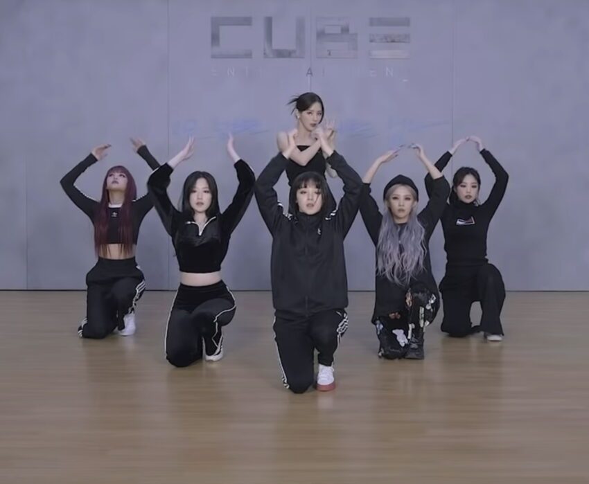 (G)I-DLE’dan HWAA dans koreografi pratik videosu