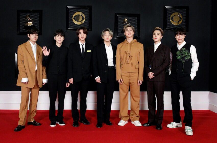 BTS at the GRAMMY Award Ceremony and the Award Announcement Moment