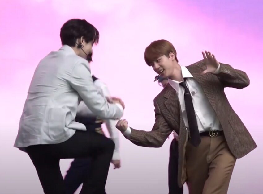 Jin and Jungkook Slow Motion Fight Scene