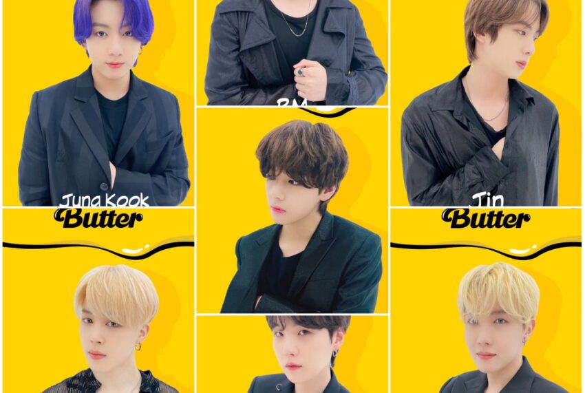 BTS “Butter” Fotoğrafları Yayınlandı! BTS Üyeleri Rengarenk! (Grup Fotosu Yeni!)