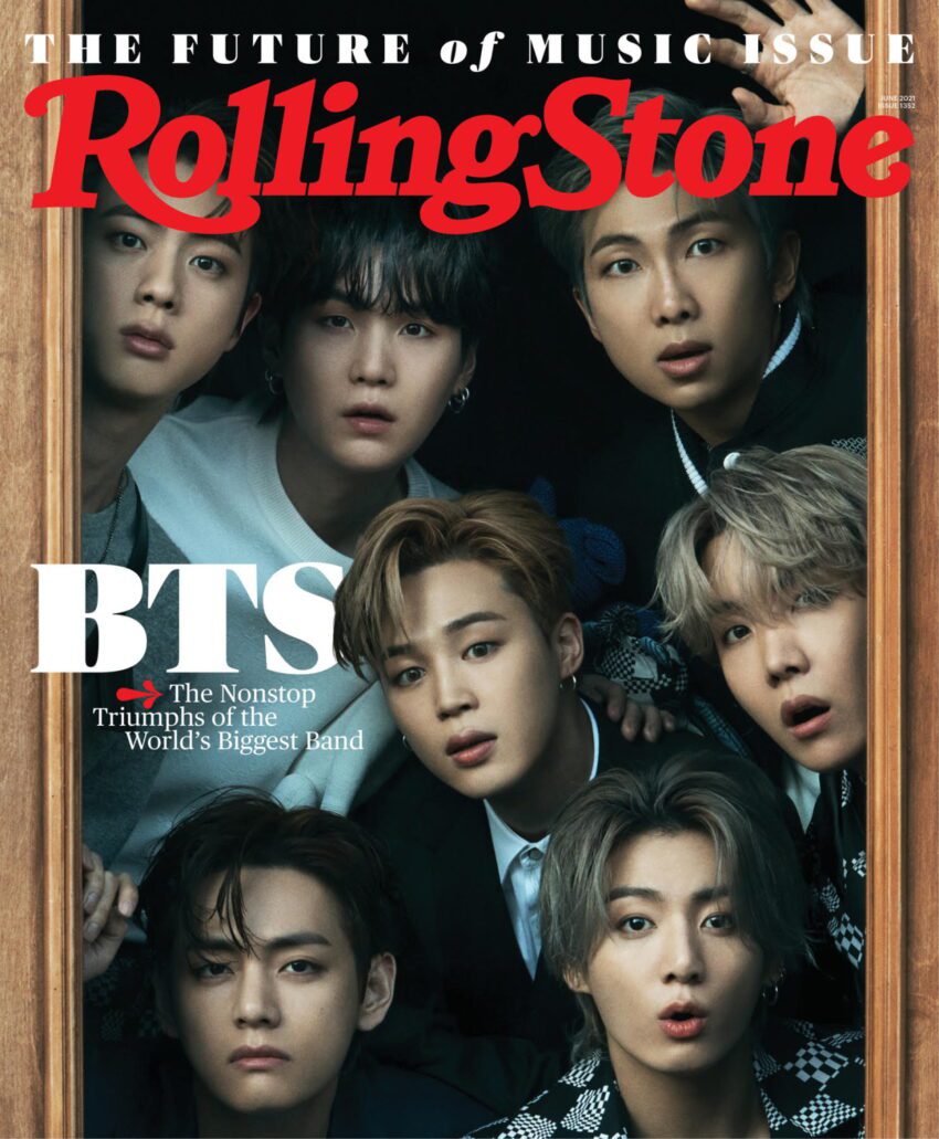 BTS sur la couverture de Rolling Stone, premier en 54 ans!