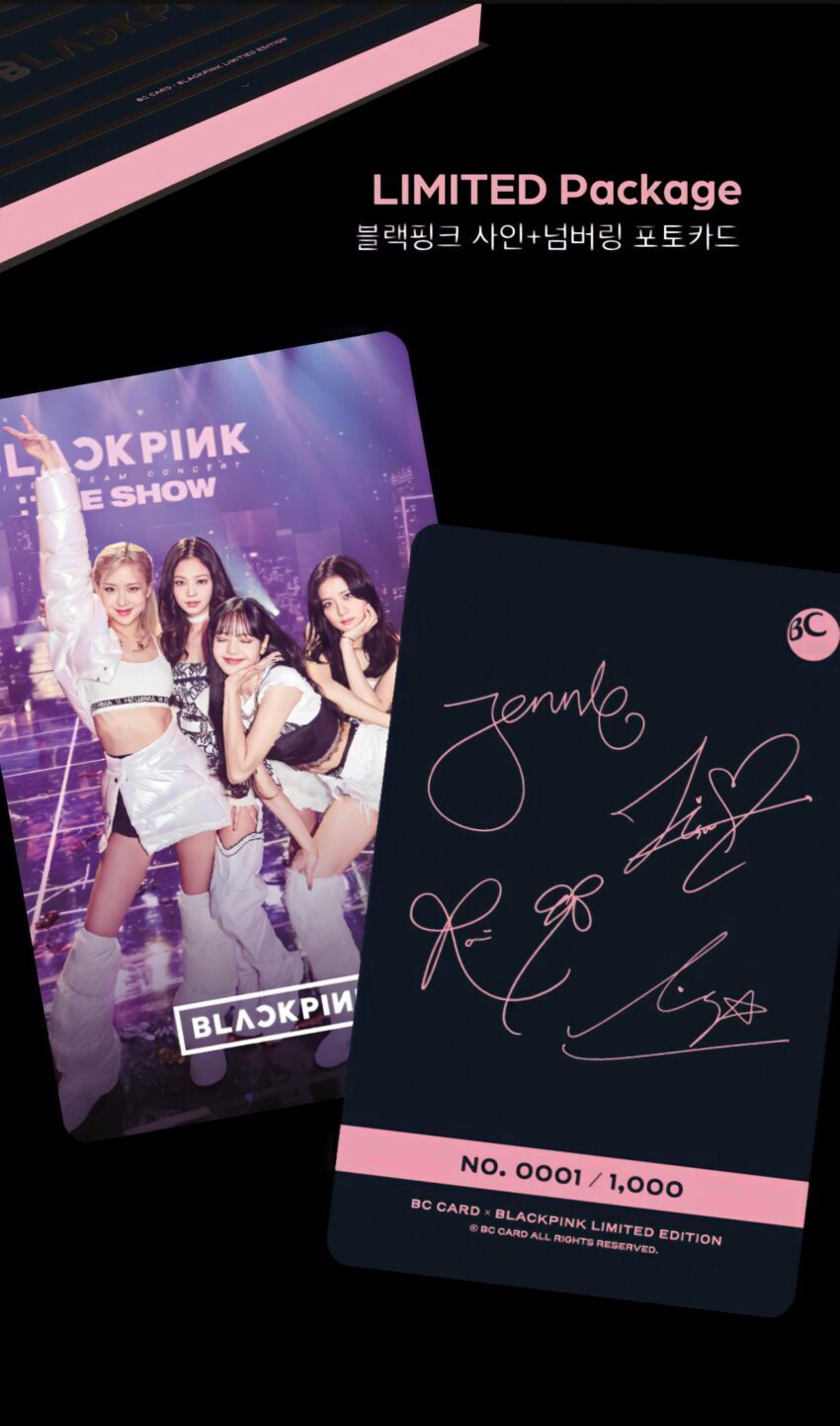 BLACKPINK credit cards are so cool!