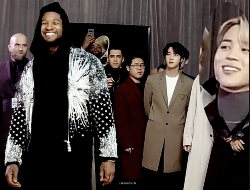 Mutual admiration of BTS and USHER