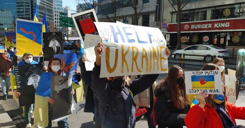 Güney Kore’den Ukraynalılara Destek!
